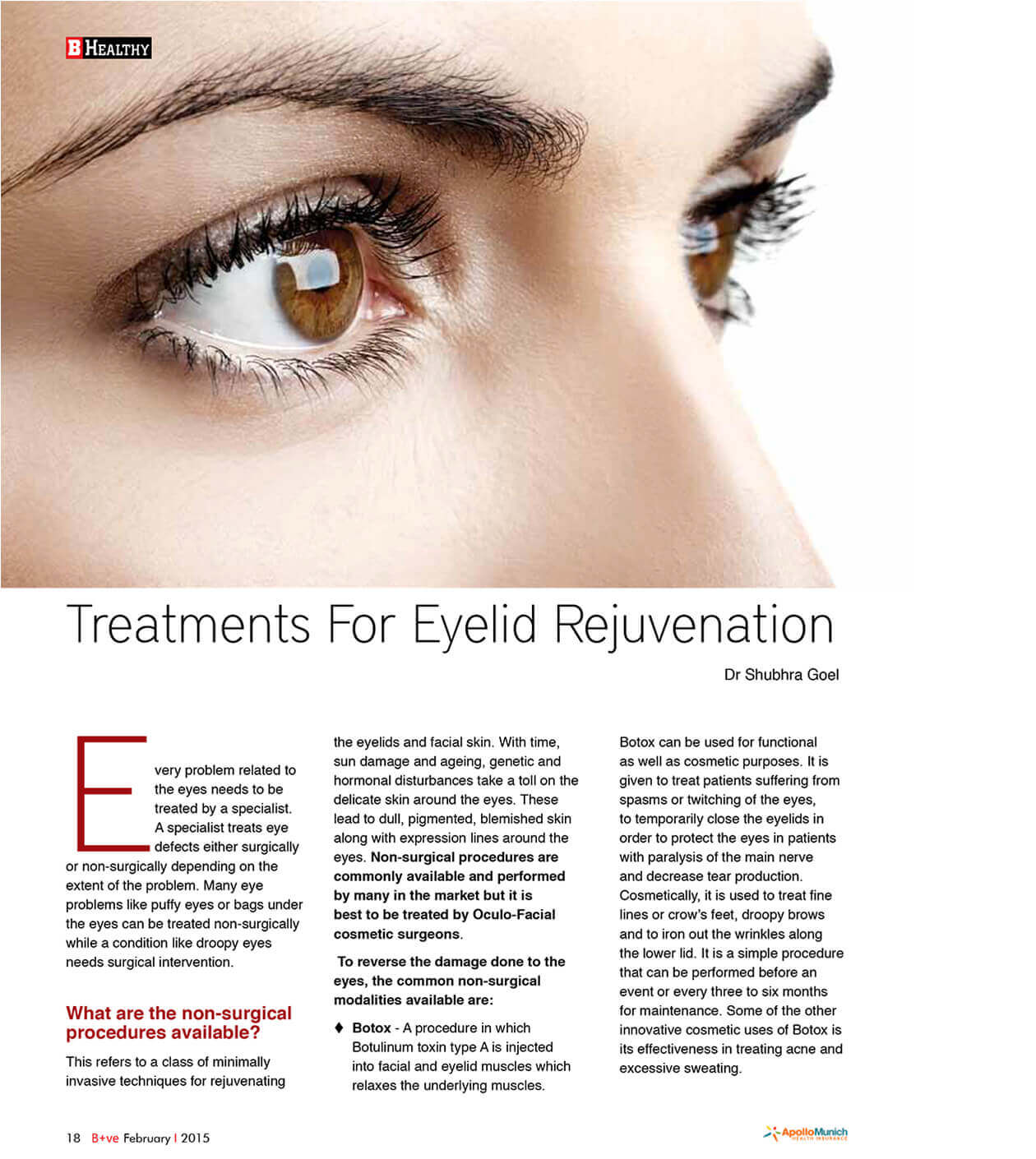 Treatments for eyelid rejuvenation